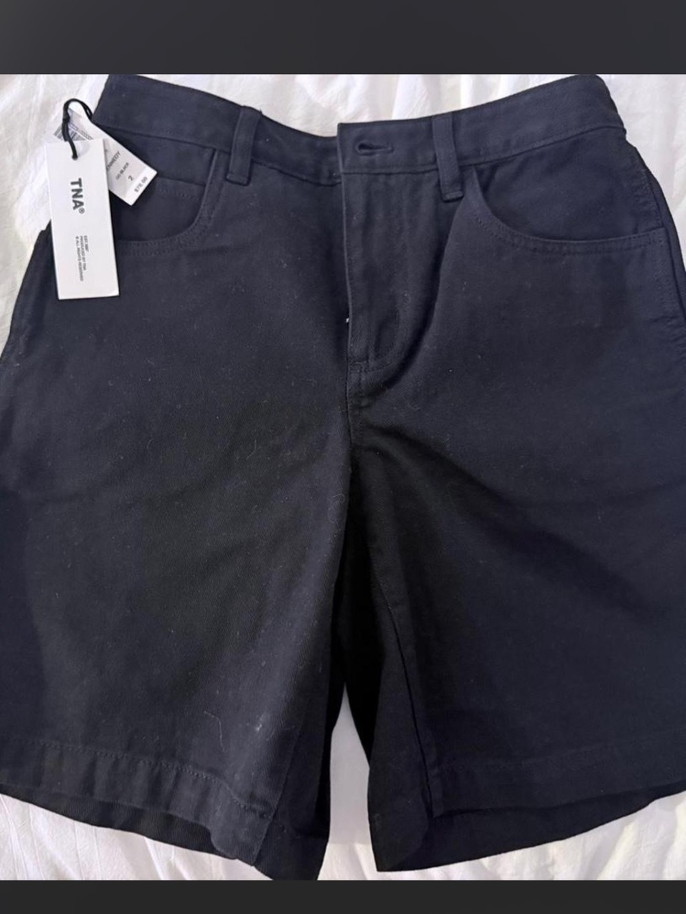 TNA Black High-Rise Shorts